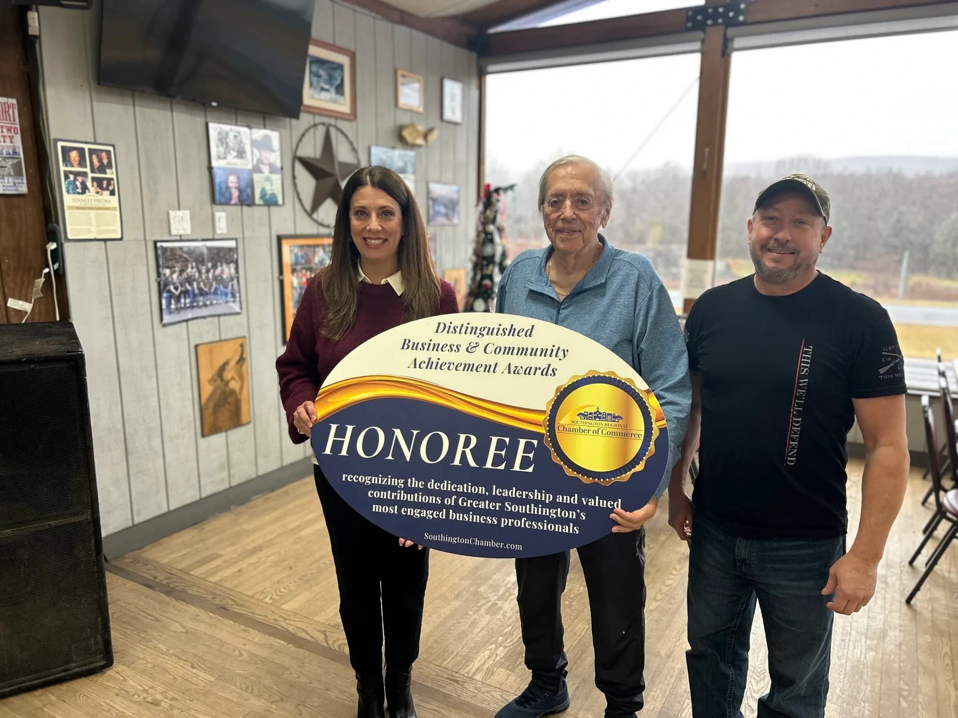 Cadillac Ranch owner Graham Nicholson with the 2026 Gail DePaolo Community Service Award
