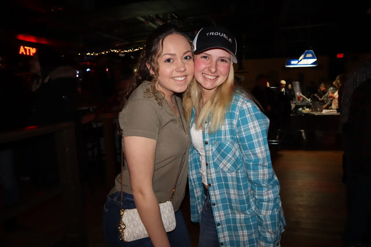 Guests enjoying a night out at Cadillac Ranch